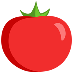 Facebook Messenger tomato emoji image