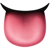 IOS/Apple tongue emoji image