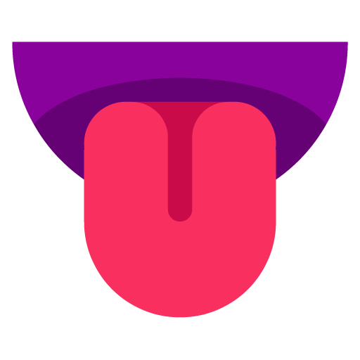 Microsoft tongue emoji image