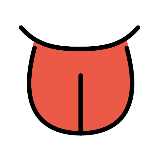 Openmoji tongue emoji image