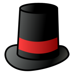 Emojidex top hat emoji image