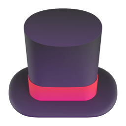 Microsoft Teams top hat emoji image