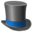 Samsung top hat emoji image