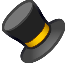 SoftBank top hat emoji image
