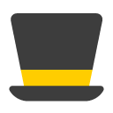 Toss top hat emoji image