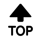 SoftBank top with upwards arrow above emoji image