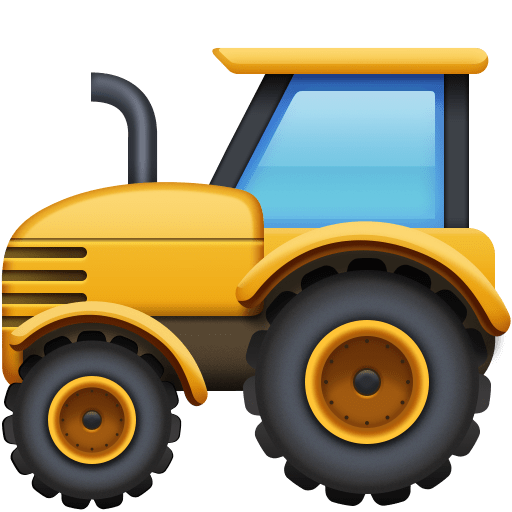 Facebook tractor emoji image