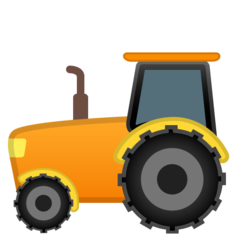 Google tractor emoji image