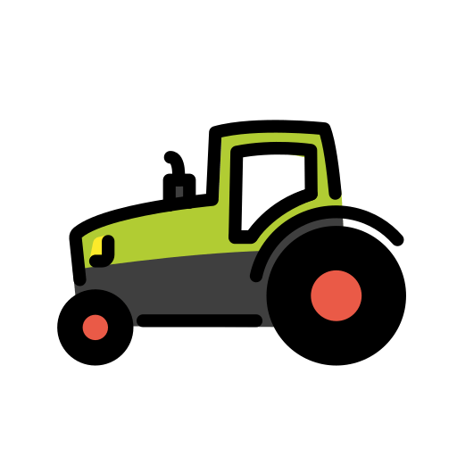 Openmoji tractor emoji image