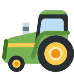Twitter tractor emoji image