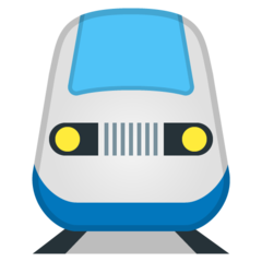 Google train emoji image