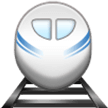 Samsung train emoji image