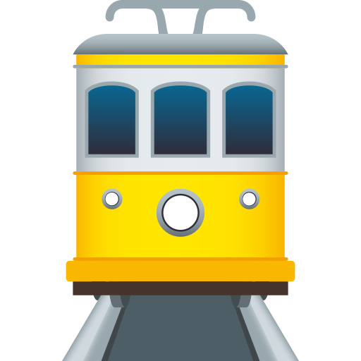 JoyPixels tram emoji image