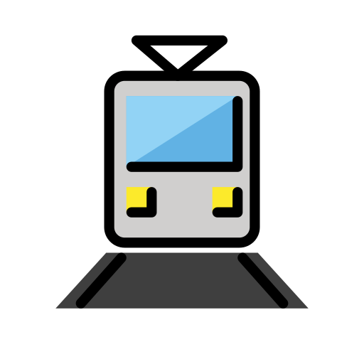 Openmoji tram emoji image