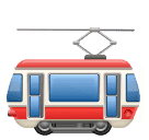 Huawei tram car emoji image