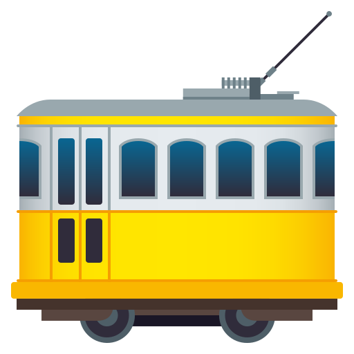 JoyPixels tram car emoji image
