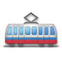 LG tram car emoji image