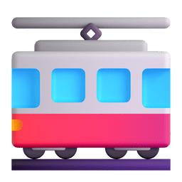 Microsoft Teams tram car emoji image