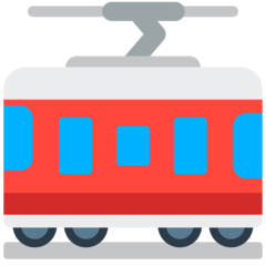 Mozilla tram car emoji image