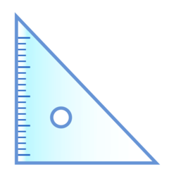 Emojidex triangular ruler emoji image