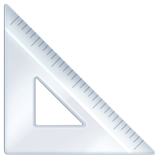 Facebook triangular ruler emoji image