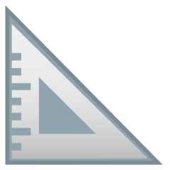 Google triangular ruler emoji image