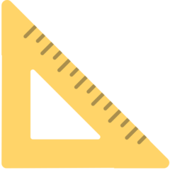 Mozilla triangular ruler emoji image