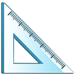 Samsung triangular ruler emoji image