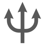 Docomo trident emblem emoji image