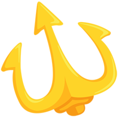 Facebook Messenger trident emblem emoji image