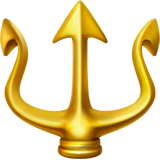 IOS/Apple trident emblem emoji image