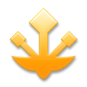 LG trident emblem emoji image