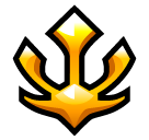 SoftBank trident emblem emoji image
