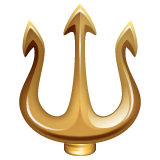 Whatsapp trident emblem emoji image