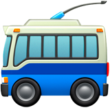 IOS/Apple trolleybus emoji image