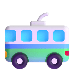 Microsoft Teams trolleybus emoji image