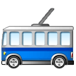 Samsung trolleybus emoji image