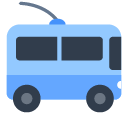 Toss trolleybus emoji image