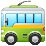 Whatsapp trolleybus emoji image