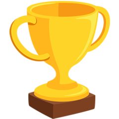 Facebook Messenger trophy emoji image