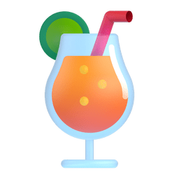 Microsoft Teams tropical drink emoji image