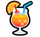 SoftBank tropical drink emoji image
