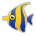 Sony Playstation tropical fish emoji image