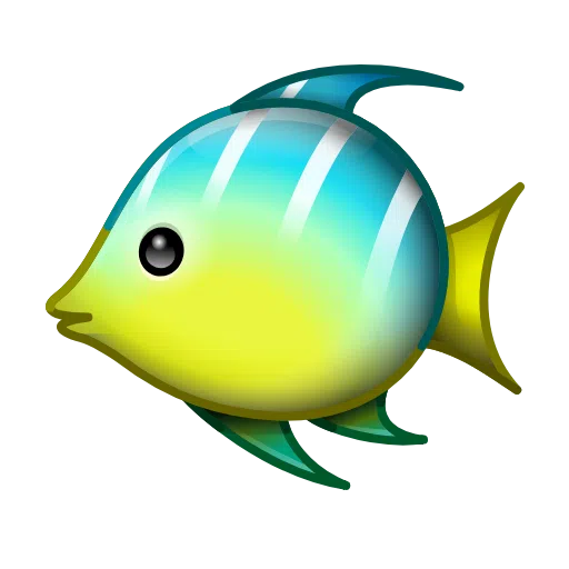 Telegram tropical fish emoji image