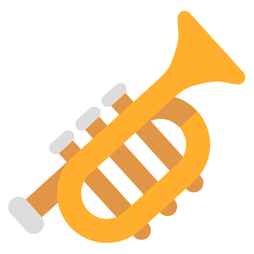 Microsoft trumpet emoji image