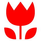 au by KDDI tulip emoji image