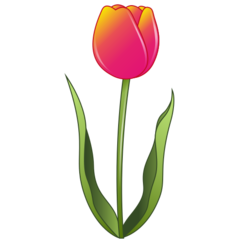 Emojidex tulip emoji image
