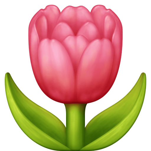 Facebook tulip emoji image