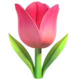 IOS/Apple tulip emoji image