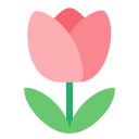 Toss tulip emoji image